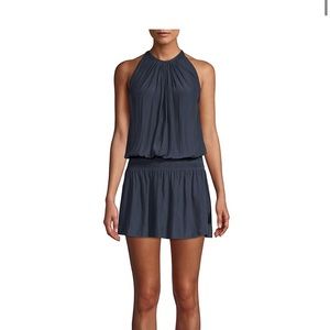 Ramy Brook Navy Paris Blouson Dress Size Small
